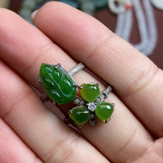 和田玉珠宝半成品未镶嵌