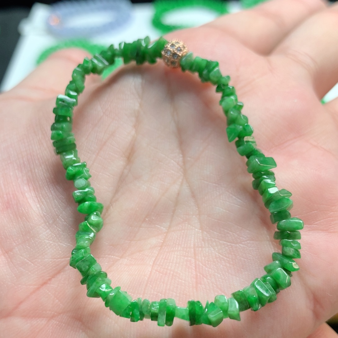 翡翠未镶嵌手链翡翠