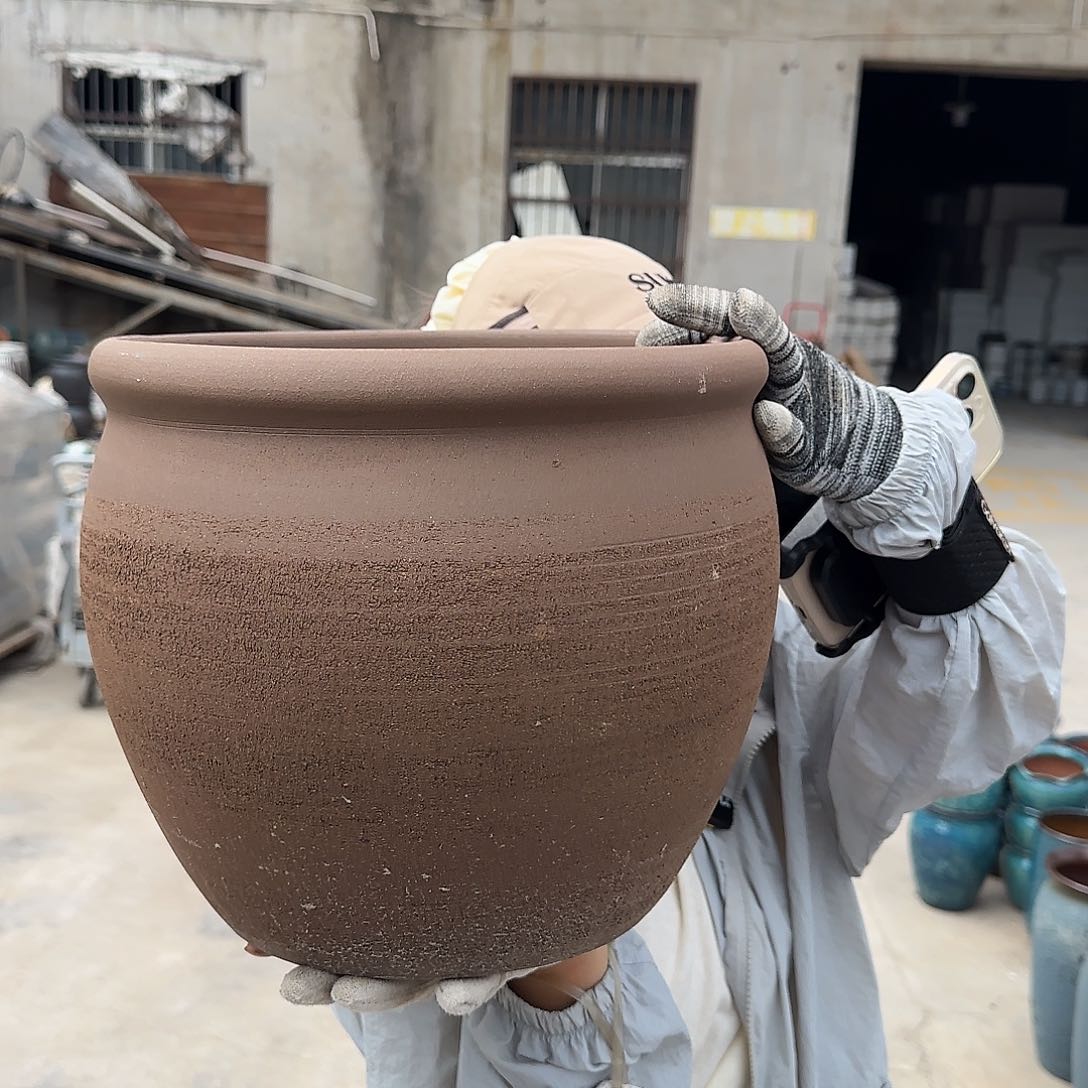 紫砂花盆王嫂花盆0718-171高25口30