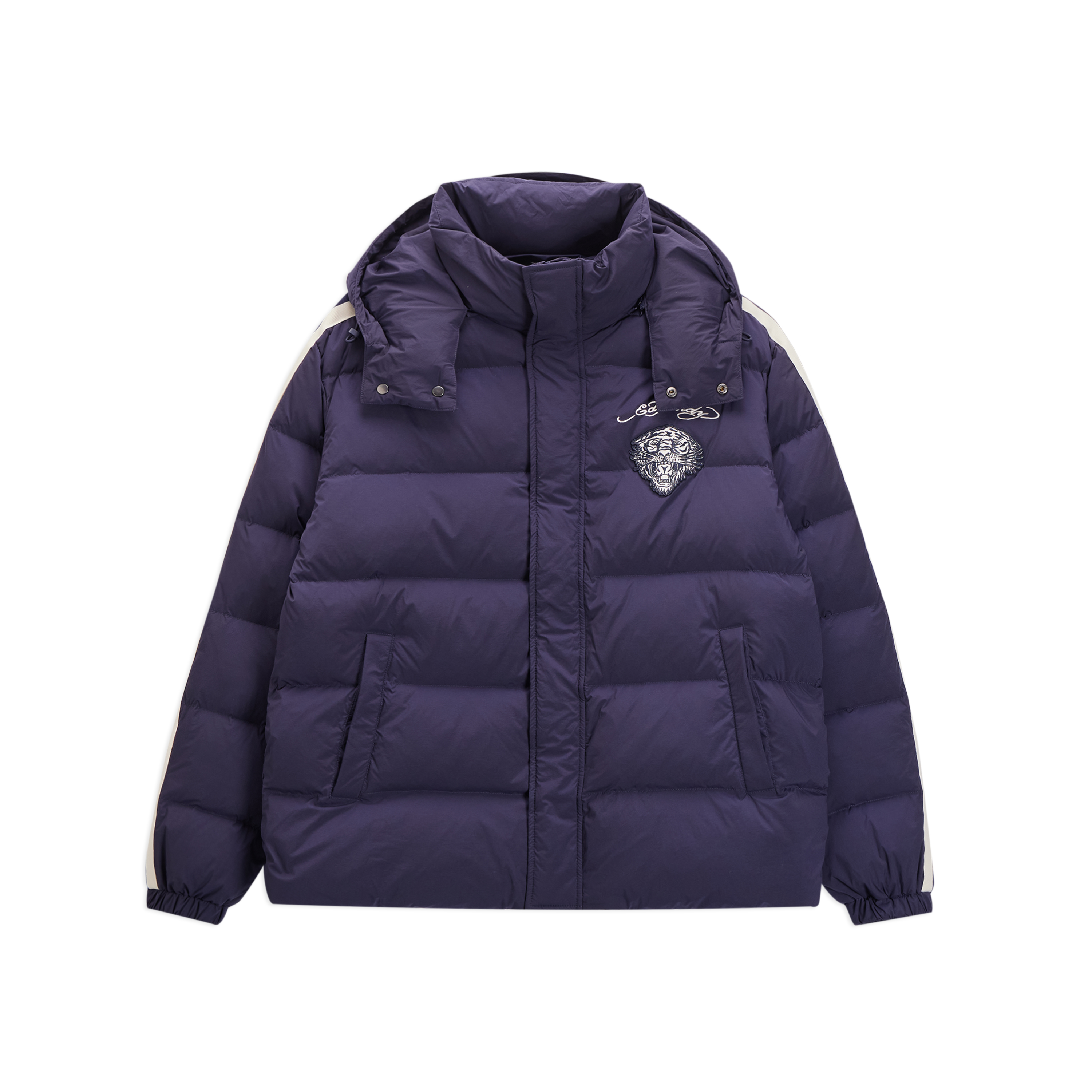 Ed Hardy/埃德哈迪冬季新款logo小虎头百搭羽绒服E1QYM401
