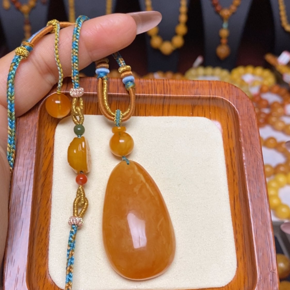 【闪购商品】蜜蜡颈饰未镶嵌项链