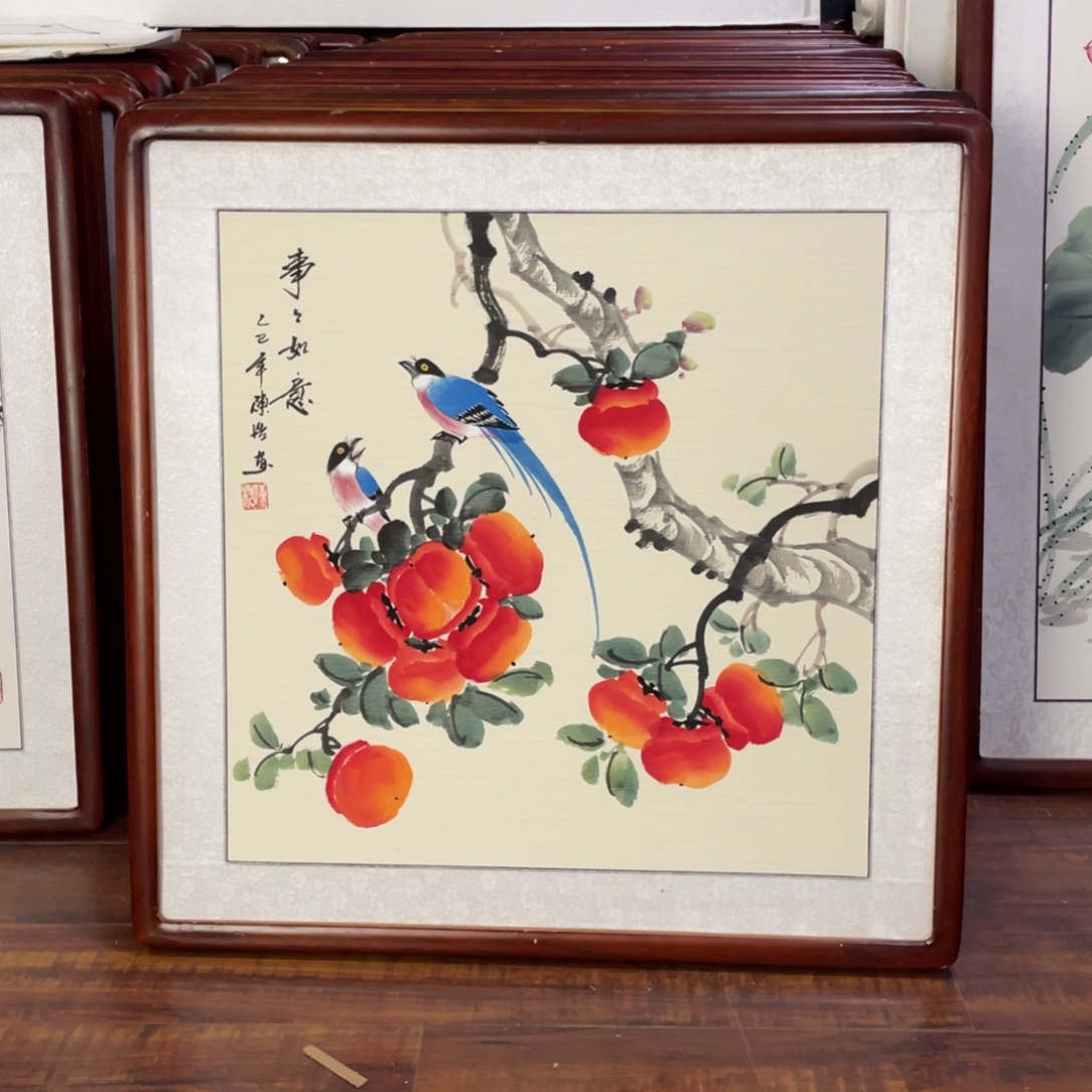 国画带框尺寸63*63厘米