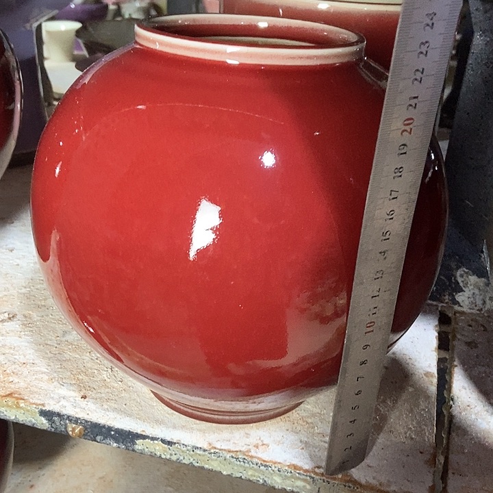 瓶口11高23无孔景德镇陶瓷满29包邮