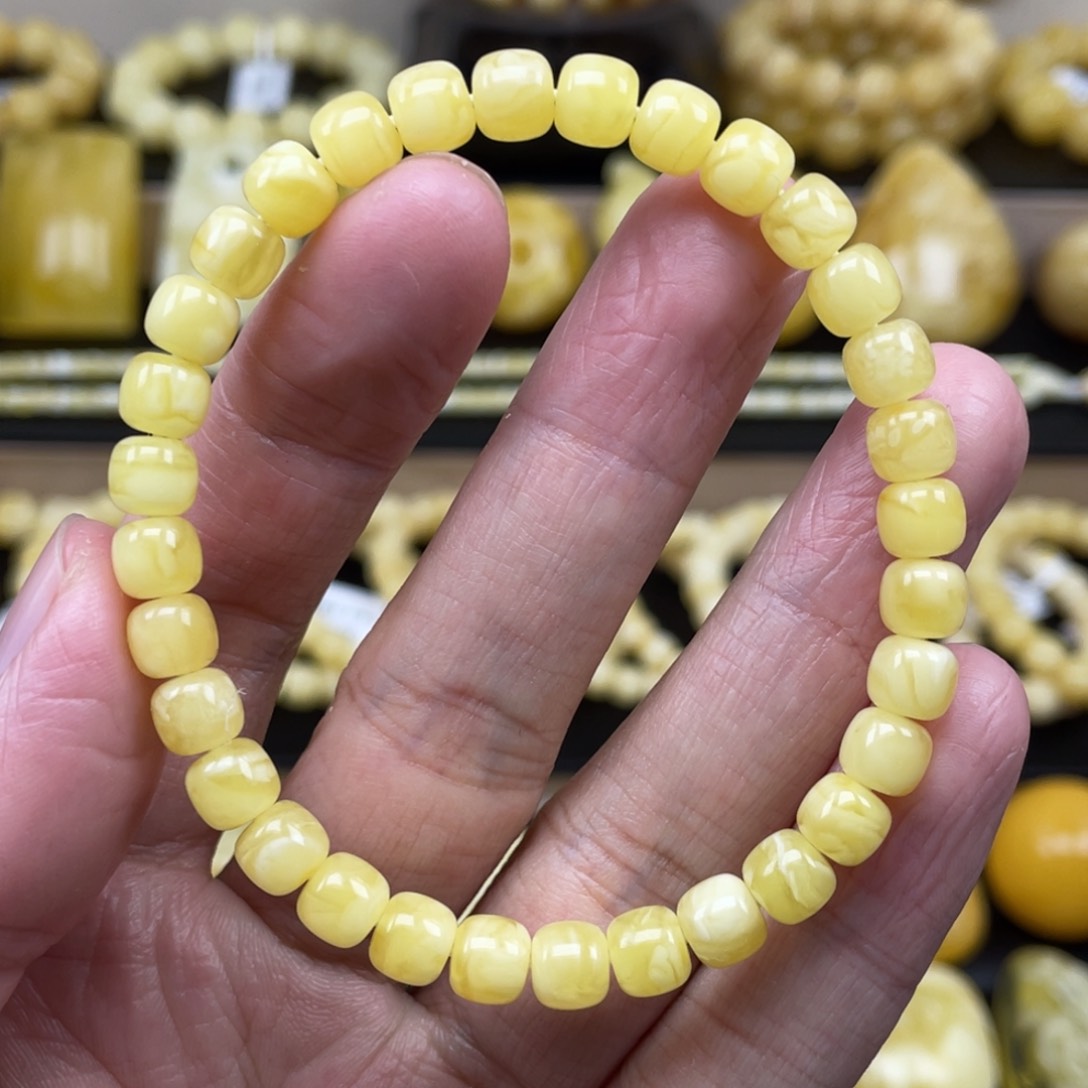 琥珀裸石未镶嵌琥珀蜜蜡