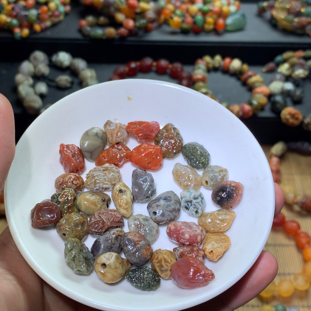 玛瑙/玉髓未镶嵌手链