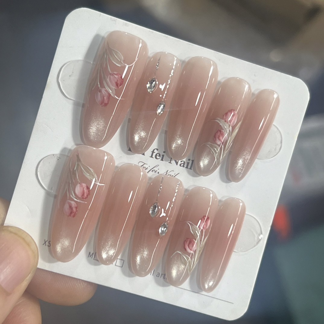 【滴水郁金香】穿戴甲10片装