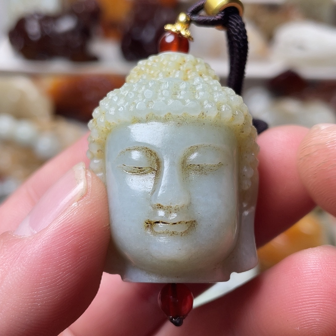 玦***和田玉未镶嵌颈饰