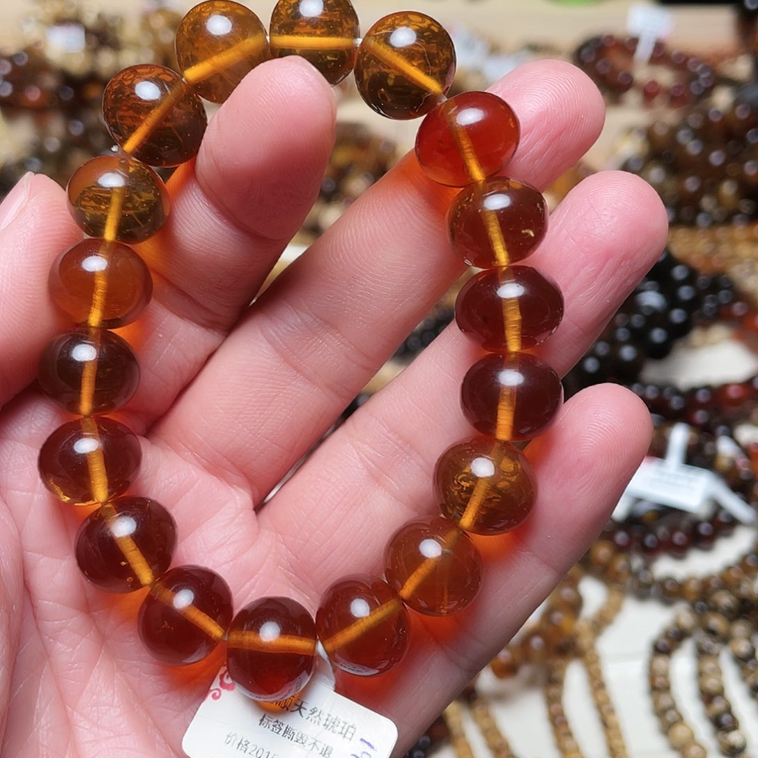 琥珀裸石未镶嵌十三10238