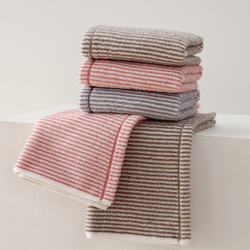 天竺良品棉羽雪织毛巾4条装