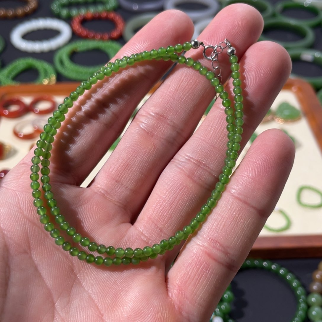 和田玉手链未镶嵌