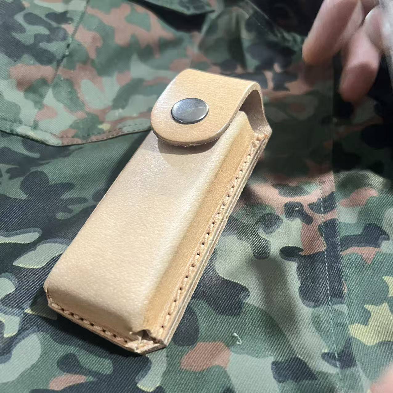 牛皮刀套腰包收纳包