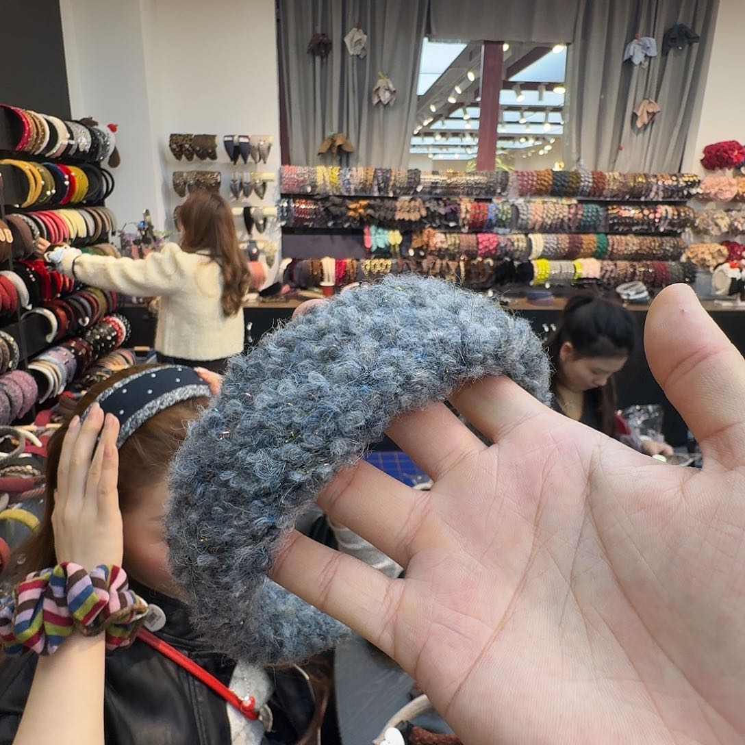 布艺非金属小香风发箍