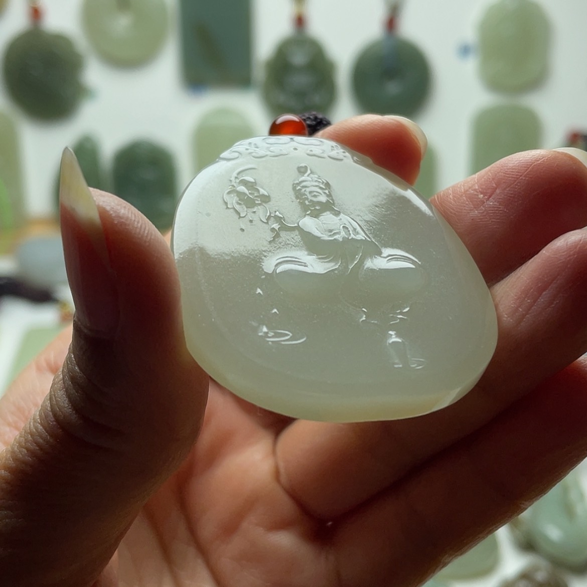 【闪购商品】晴水底做观音吊坠