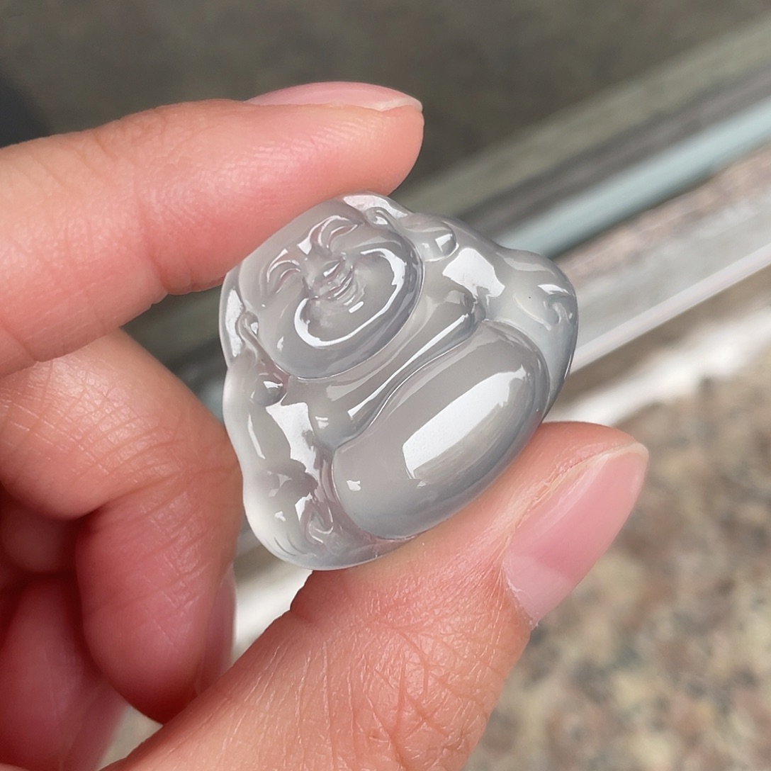 定制翡翠未镶嵌舒佛