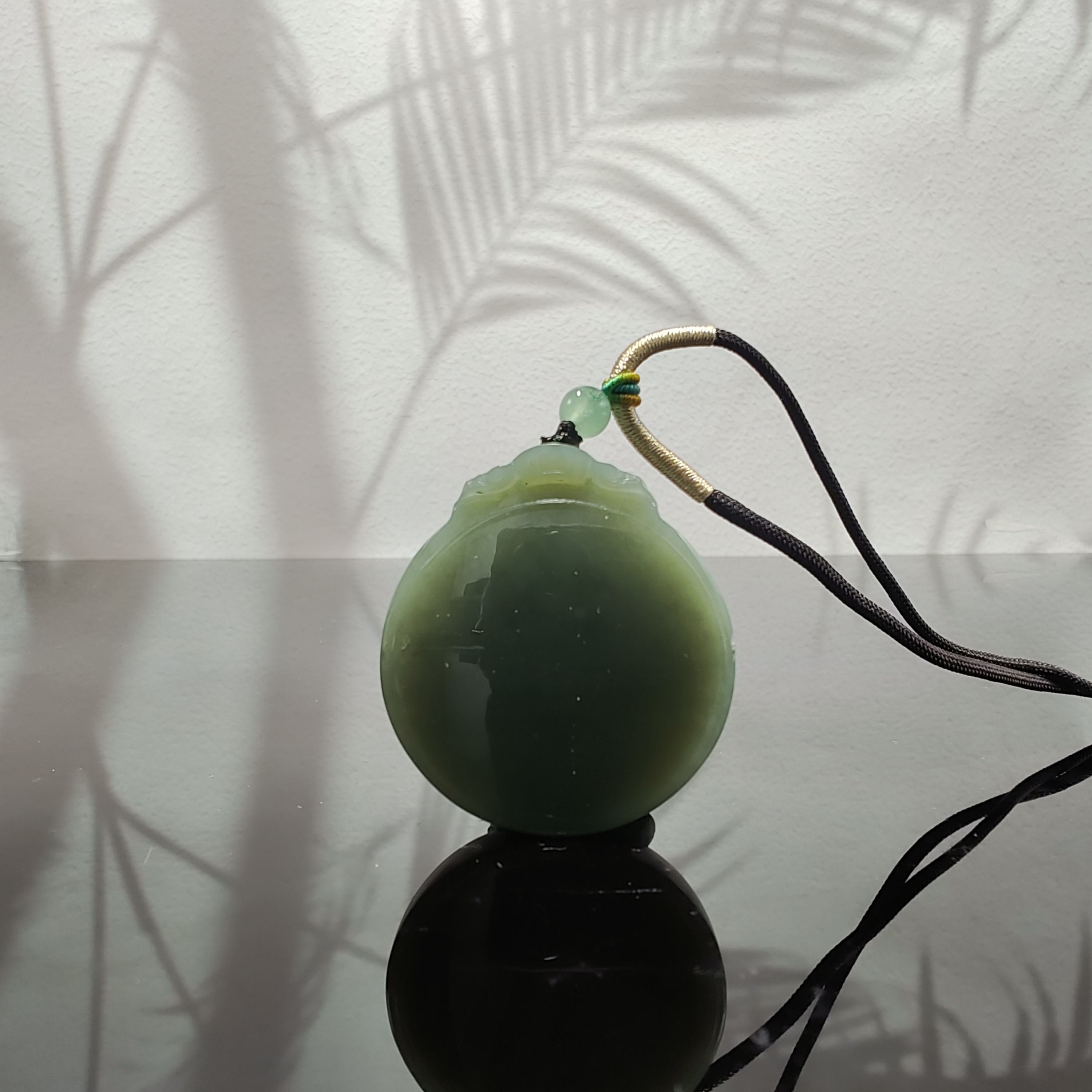 R和田玉无事牌吊坠0078