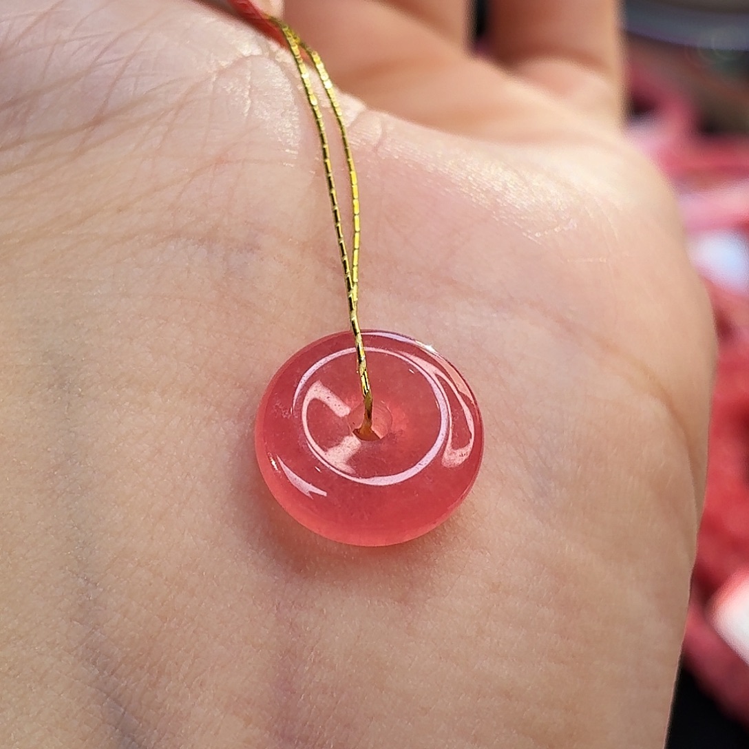 菱锰矿（红纹石）未镶嵌吊坠(不含链)1.426g