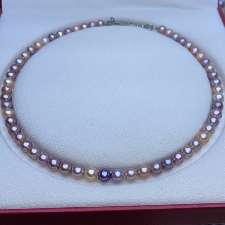 淡水珍珠项链未镶嵌7-8mm