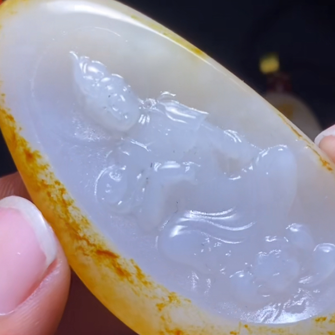 和田玉玉石挂件 d0102拍一发一