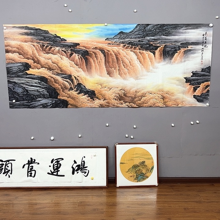 国画亦*中美老师手绘国画作品