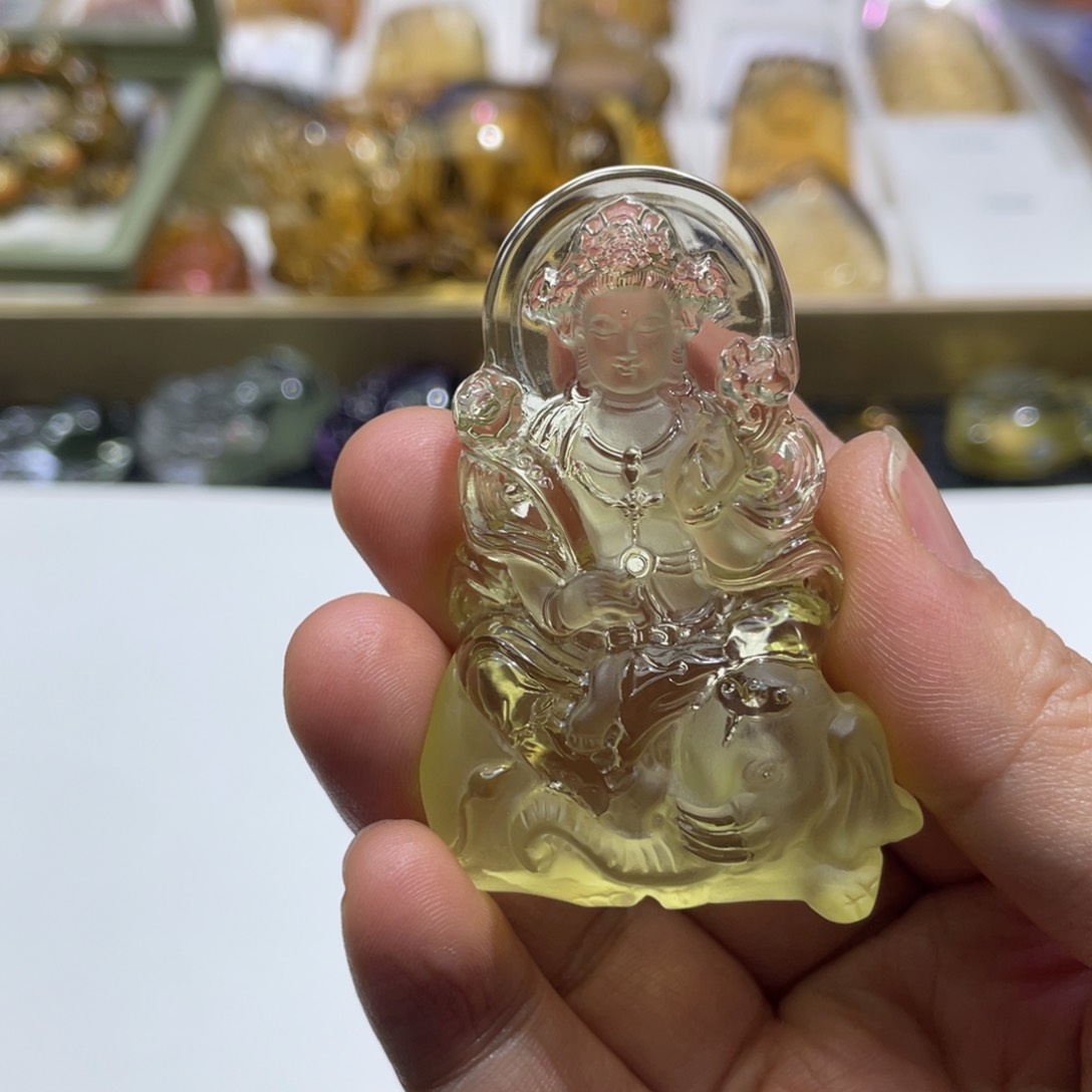 水晶吊坠(赠链)未镶嵌㐓**忈定制