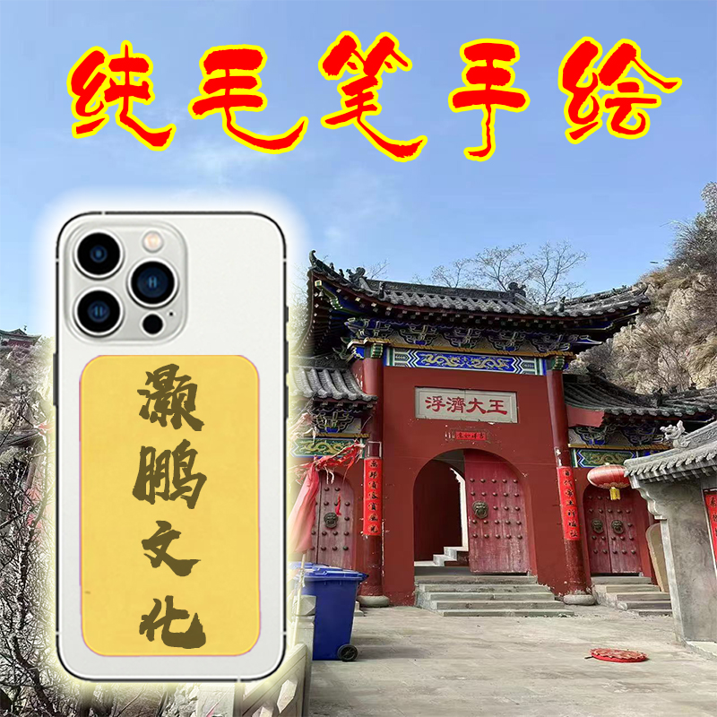 1号【2025蛇猪龙虎猴】灏鹏手绘私人定制手机贴