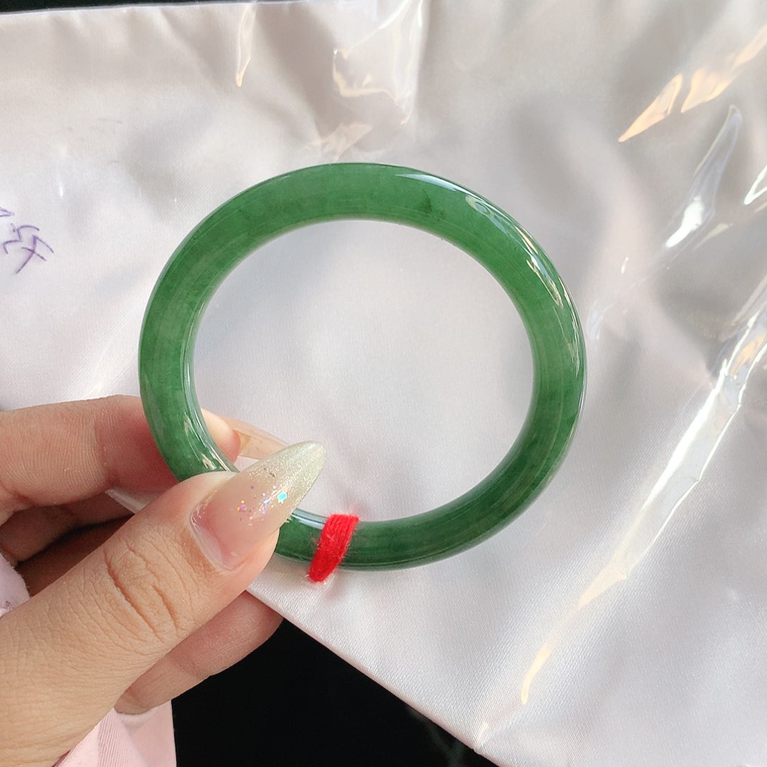 未镶嵌手镯翡翠53 天然缅甸a货翡翠0274
