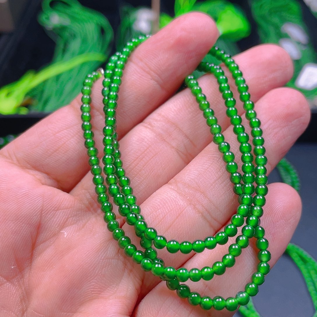 翡翠未镶嵌颈饰天然A货翡翠