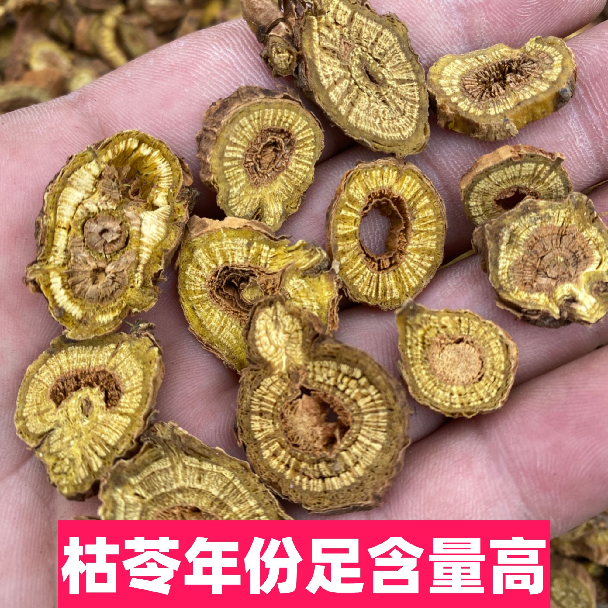 黄芩枯芩内蒙古黄芩年份足老黄芩非种植无硫自然晒干当季新货