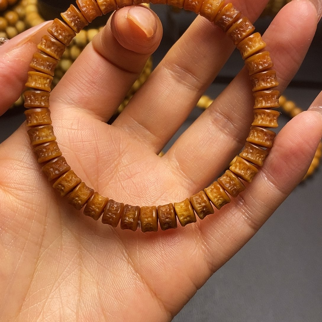 龙眼菩提吊坠龙脊菩提红料龙噶单圈卡7➕