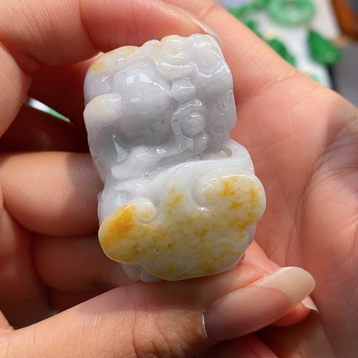 颈饰未镶嵌翡翠吊坠