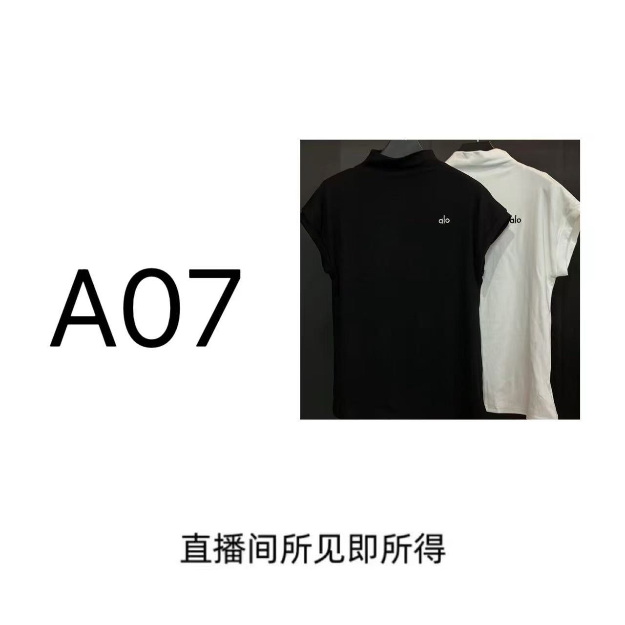 编码【A07】春夏贵柜上新蒙口动感男女同款刺绣微章圆领短袖