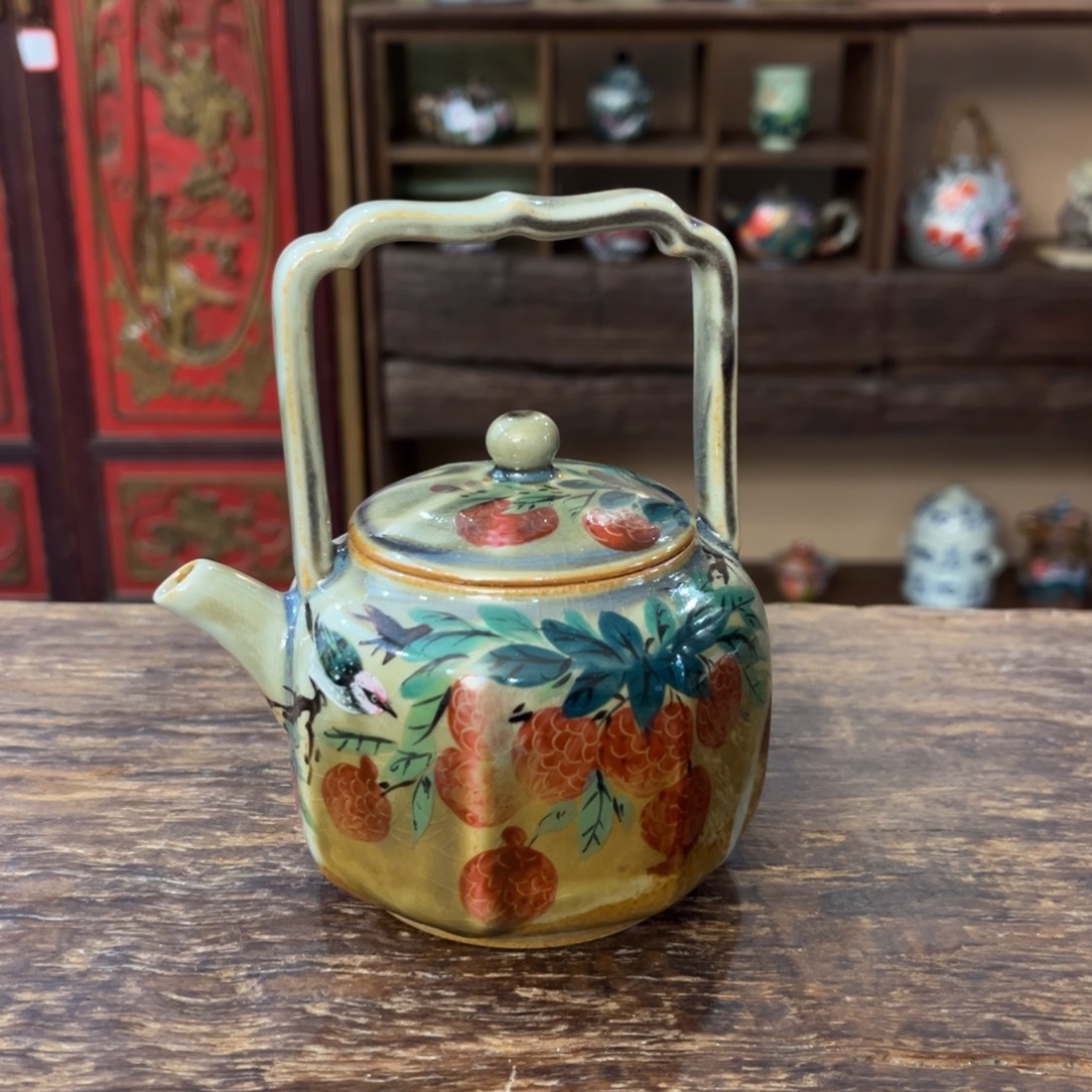 景德镇柴烧手工手绘陶瓷