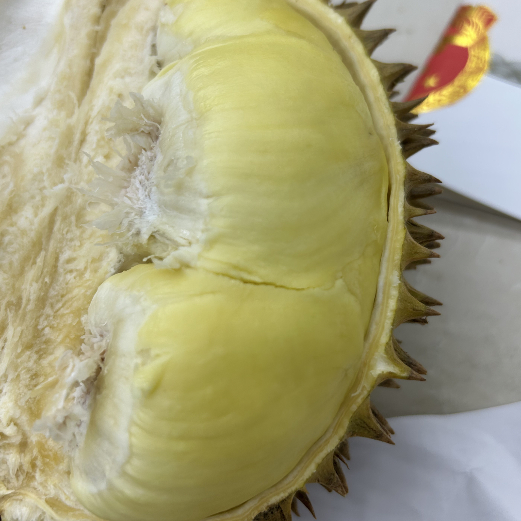 新鲜金枕榴莲，干包黄肉，核小17.9元一斤金枕泰国