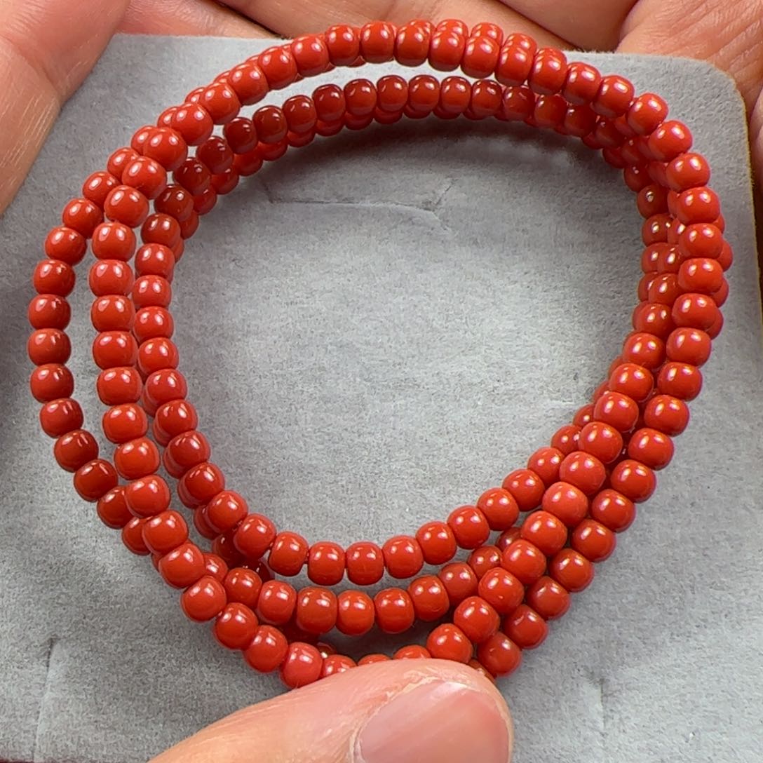 南红玛瑙珠子未镶嵌