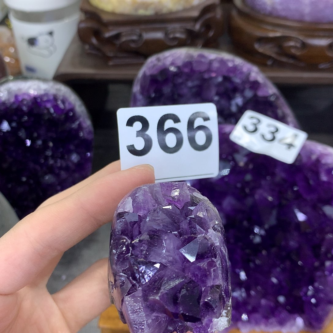 紫晶珠宝半成品未镶嵌366