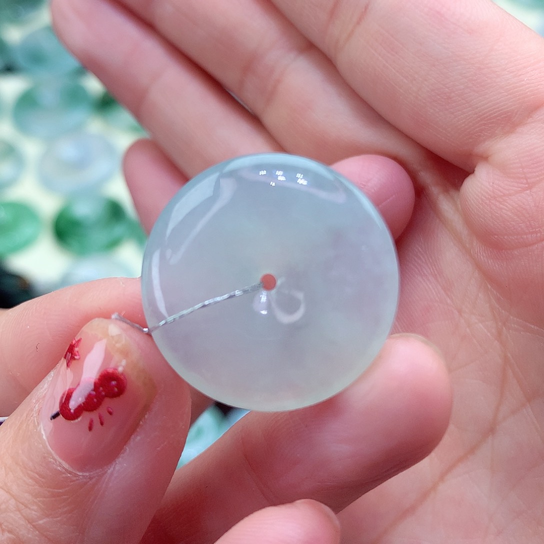 翡翠颈饰未镶嵌5尺寸23/5.1