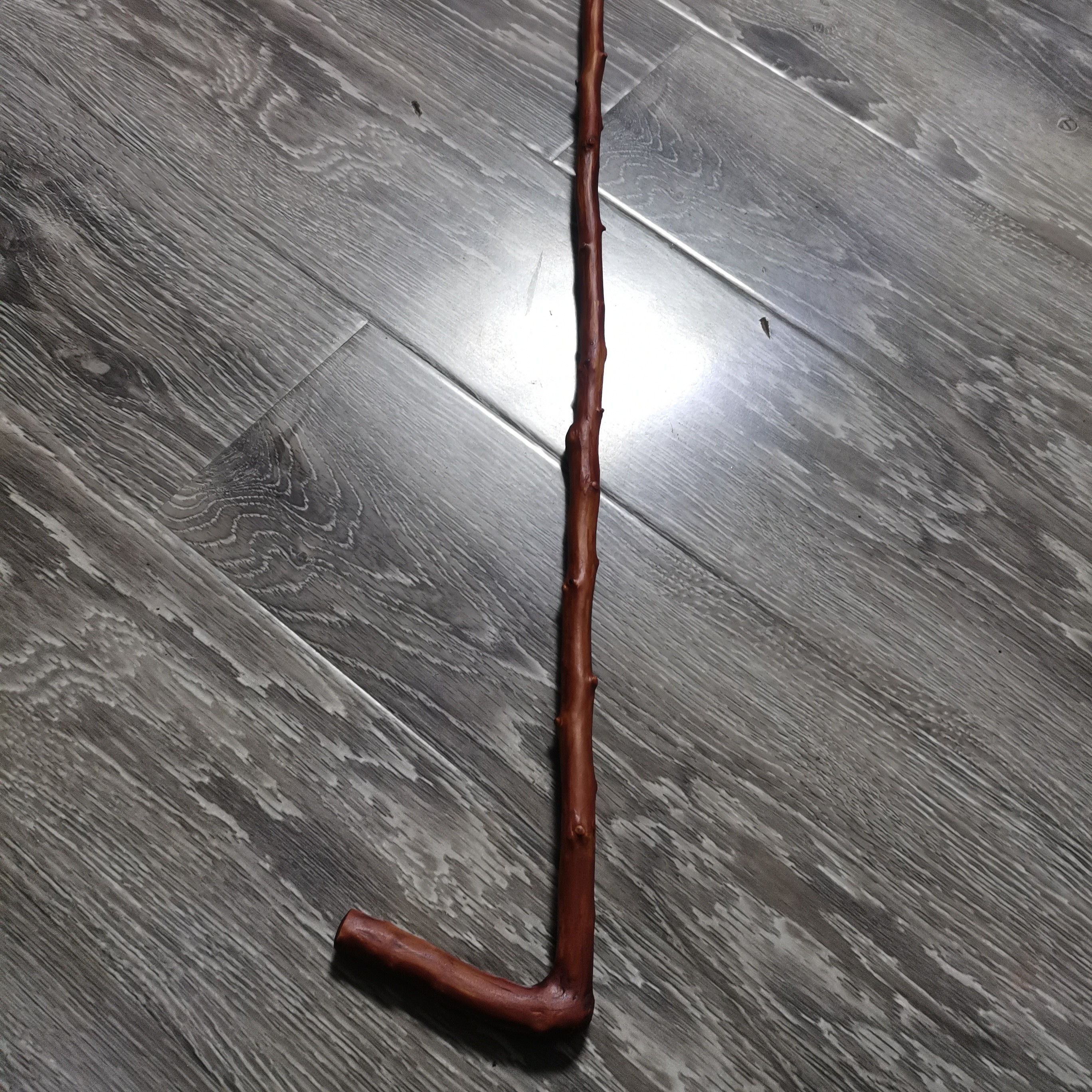 79号纯手工制作红刺刺拐杖