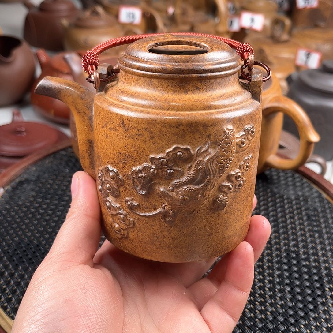 紫泥茶壶宜兴紫砂