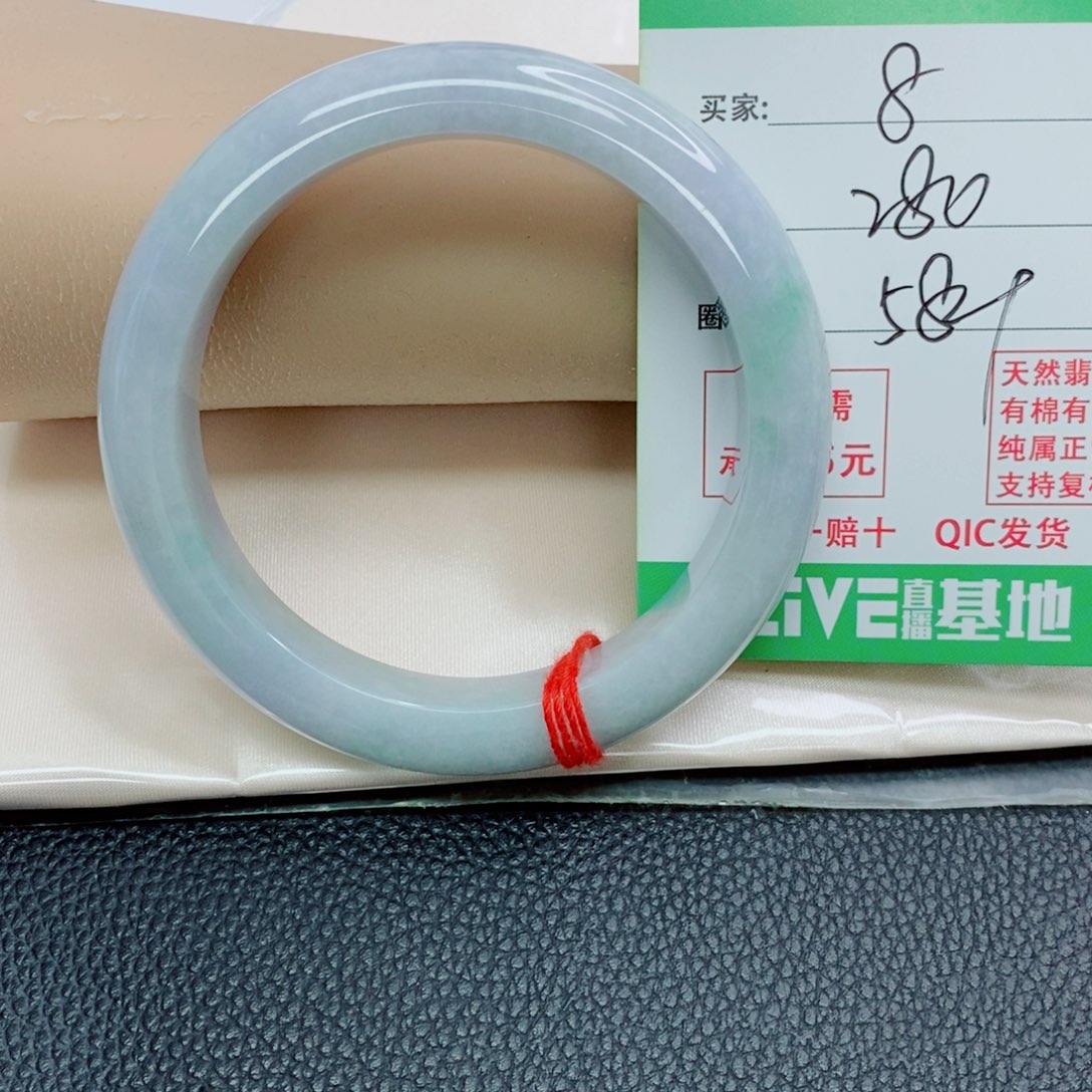 翡翠未镶嵌手镯天然翡翠8