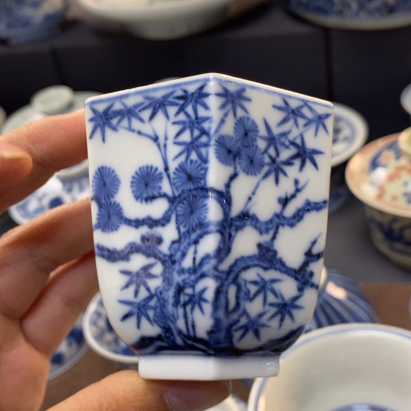 【闪购商品】景德镇青花主人杯