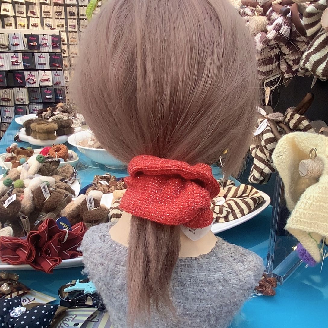 布艺非金属新款发圈新年