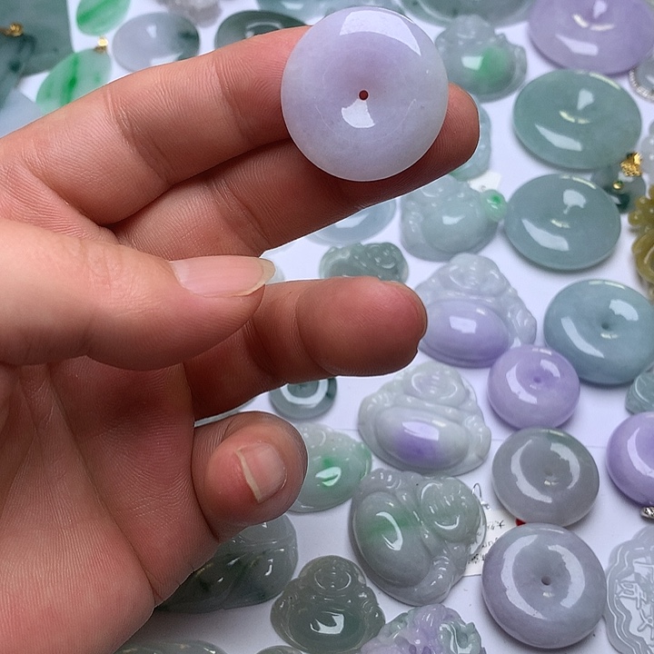 翡翠未镶嵌项圈天然翡翠