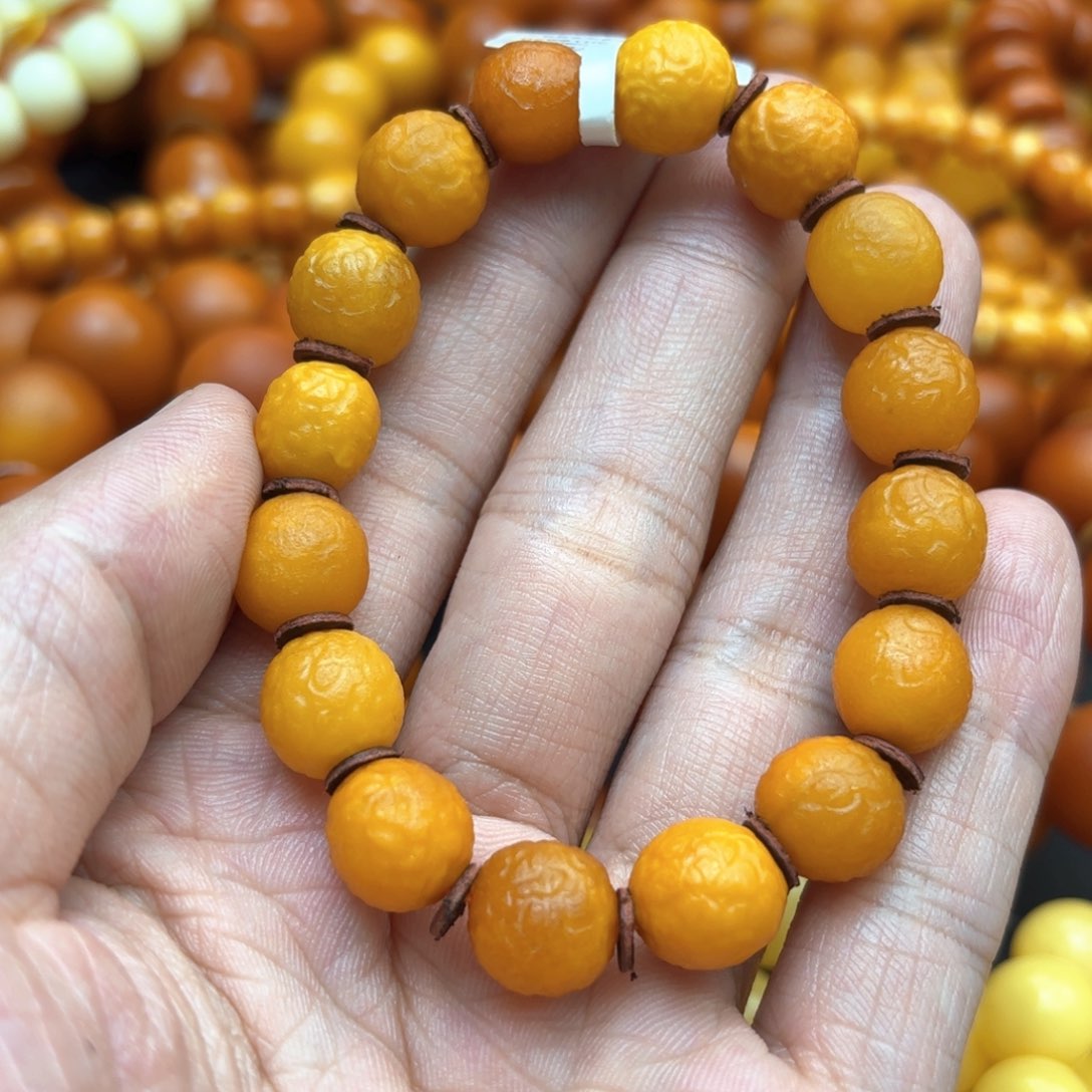 琥珀手链未镶嵌蜜蜡