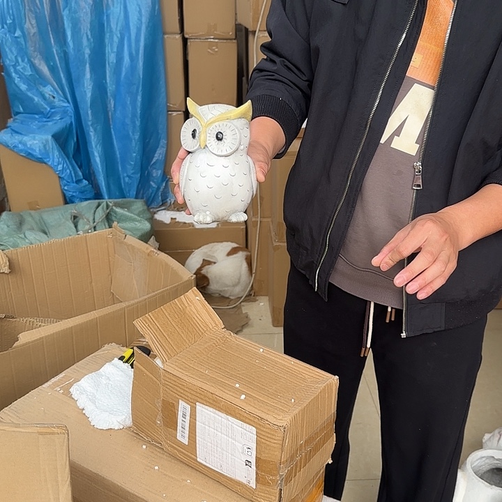 树脂树脂复古猫头鹰摆件