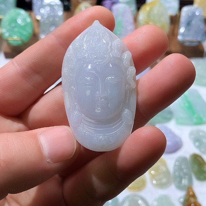 翡翠颈饰未镶嵌挂件