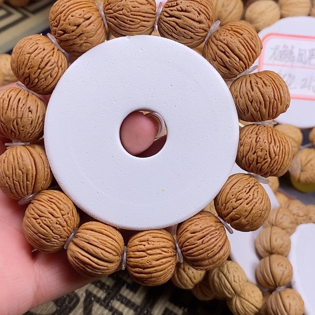 桃核手串老树竖纹21