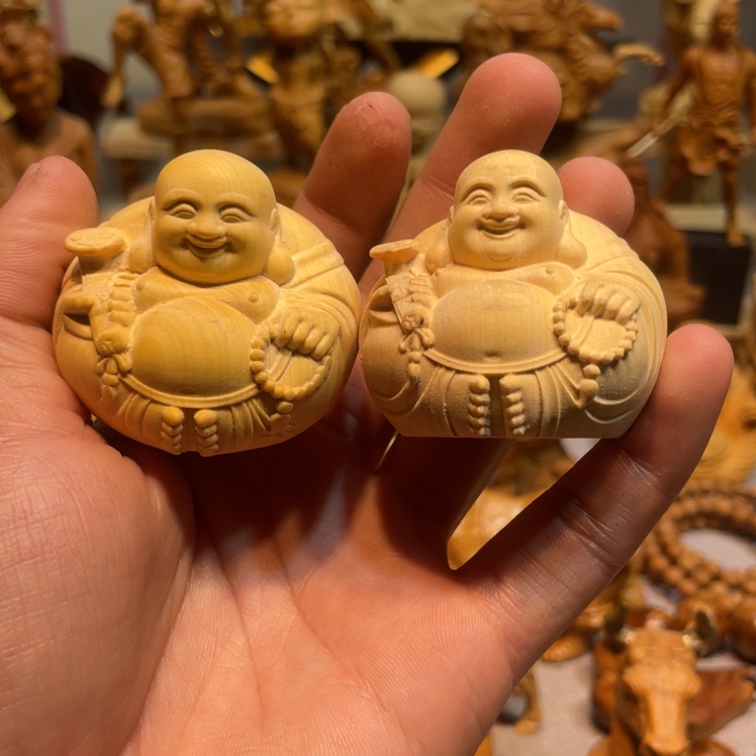 黄杨木黄杨木一团和气瑕疵
