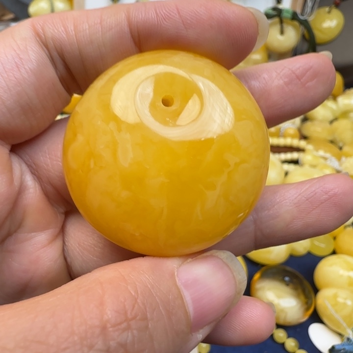 蜜蜡未镶嵌颈饰天然蜜蜡