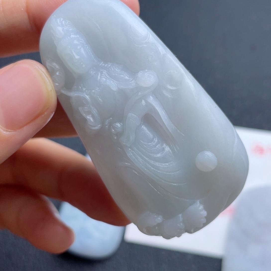 定制翡翠未镶嵌翡翠吊坠