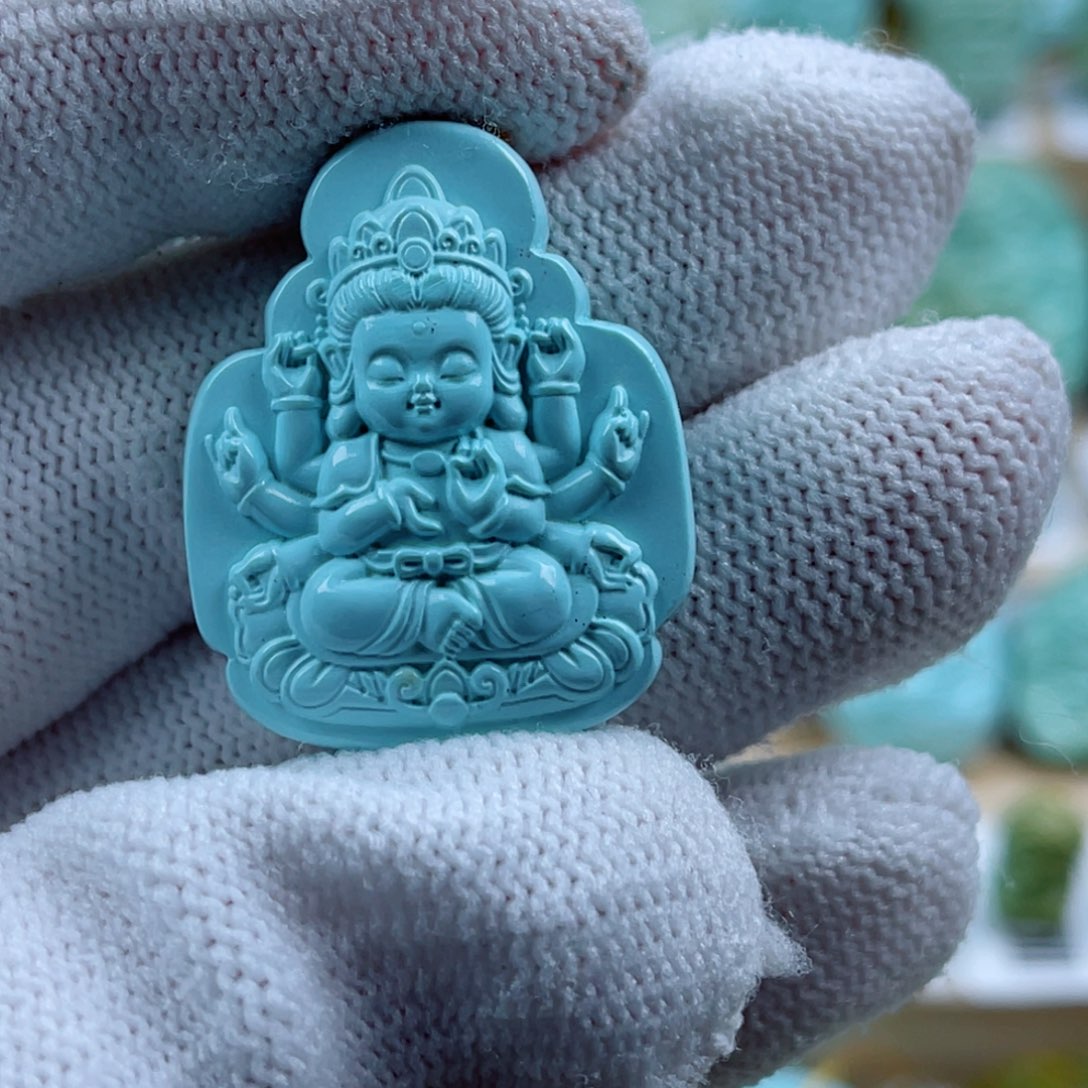 绿松石未镶嵌珠宝奇石